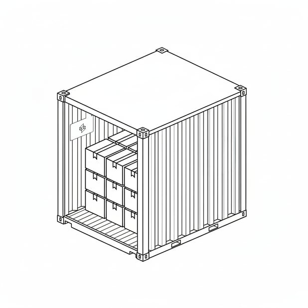 Part Load Container Indication Label Placement Guidelines