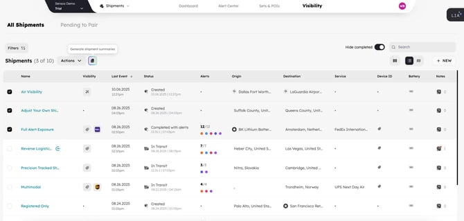 AI-Shipment-Summary-7